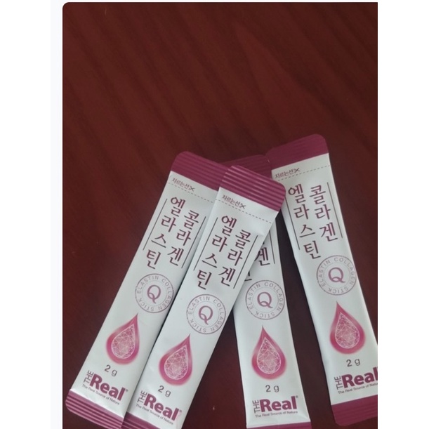 collagen truyền trắng phân tử thấp the real elastin 30 gói