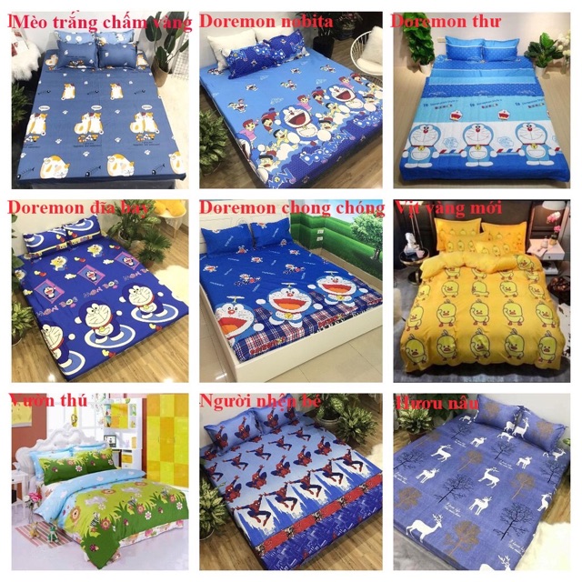 ( Giá rẻ) Combo Vỏ Gối Cotton poly 45X65 cm