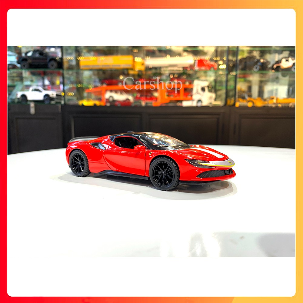 Mô hình xe Ferrari SF90 Stralade tỉ lệ 1:32 hãng XHD