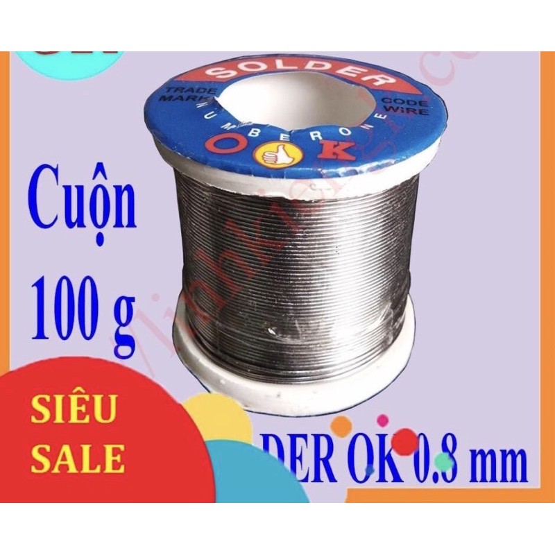 [ SIEU RE ]  Thiếc hàn SOLDER OK 0,8 mm