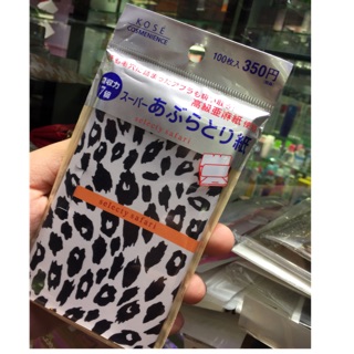 Giấy thấm dầu da báo Kose Softymo 100 miếng