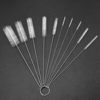 Bộ 10 chiếc chổi rửa ống nghiệm kích thước khác nhau- màu trắng