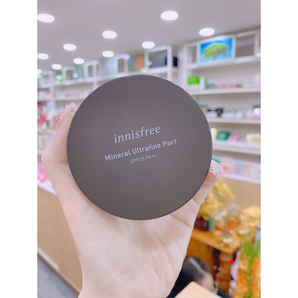 Phấn Phủ Dạng Nén Innisfree Mineral Ultrafine Pact SPF 25 PA++ (11g)