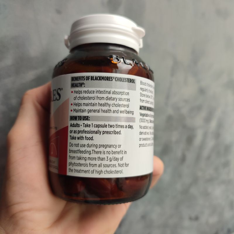 Viên uống giảm mỡ máu Blackmores Cholesterol Health 60 viên