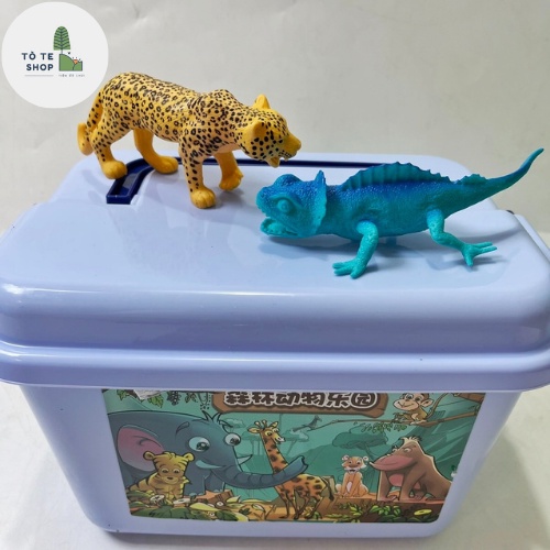 Bộ mô hình động vật, thú rừng 58 chi tiết, mô hình chân thực, sắc nét [ Hàng loại 1, có mã QRCODE]