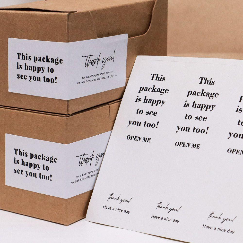 Nhãn Dán 3 * 9cm Dùng Trang Trí Quà Tặng Xinh Xắn