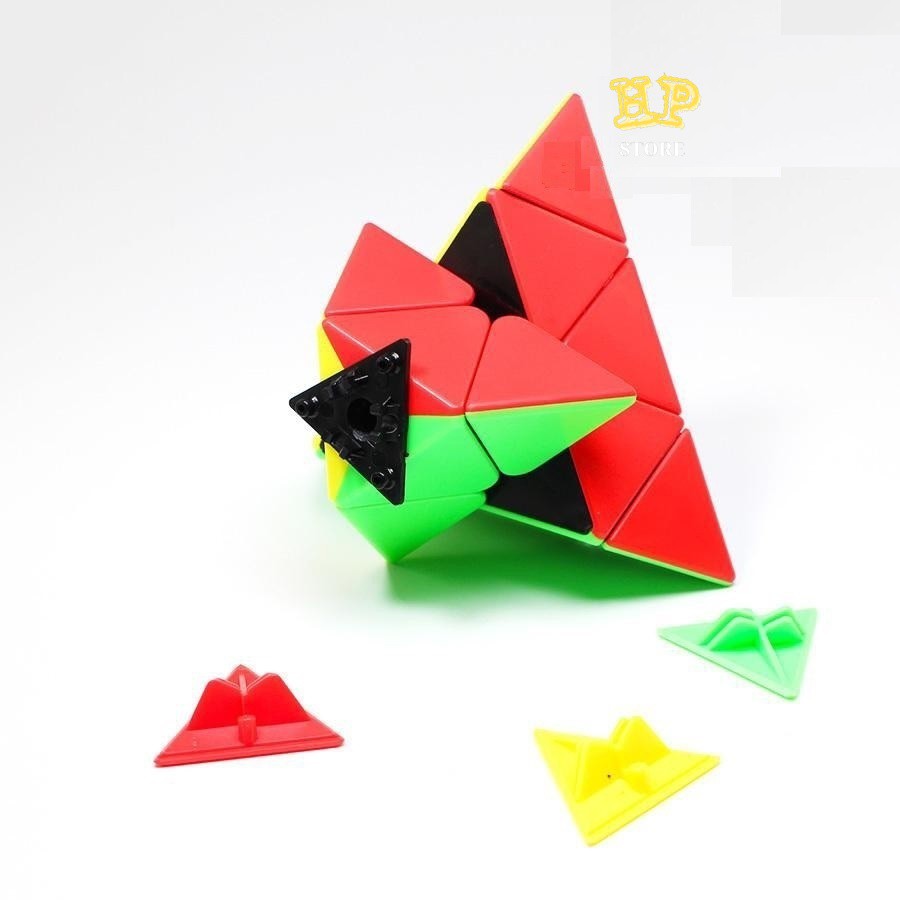 Rubik Tam Giác Pyraminx MoYu MeiLong Stickerless Xoay Mượt , Lõi Cứng Cáp, Bền - TG02