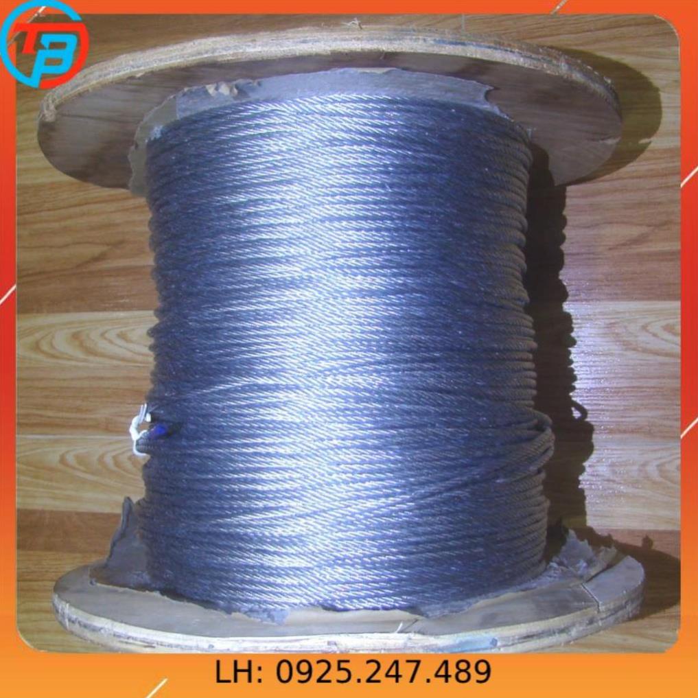 Cáp thép Cáp mạ Cáp lụa Cáp trần... [cuộn 100 mét] THAIBINHVINA