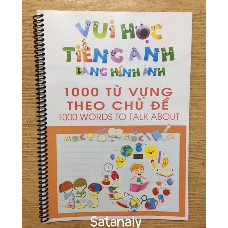 Vui học tiếng anh bằng hình ảnh (gáy xoắn)