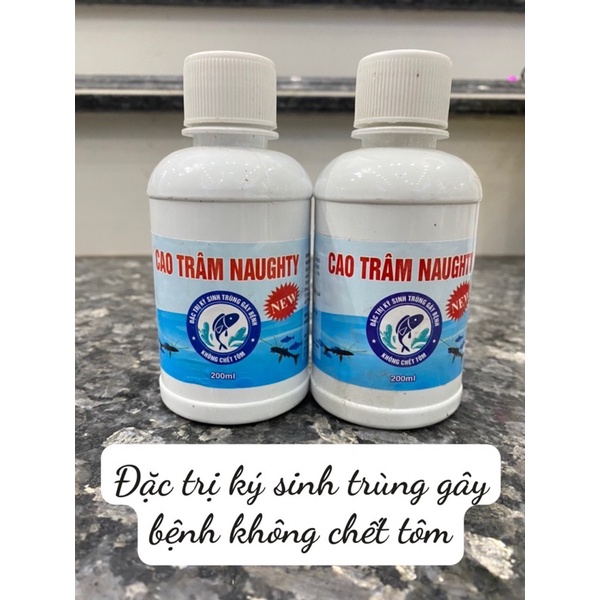 1 lọ CAO TRÂM NAUGHTY diệt sạch các loại sán, trùng mỏ neo, vi khuẩn, virus gây bệnh dùng trong ao hồ