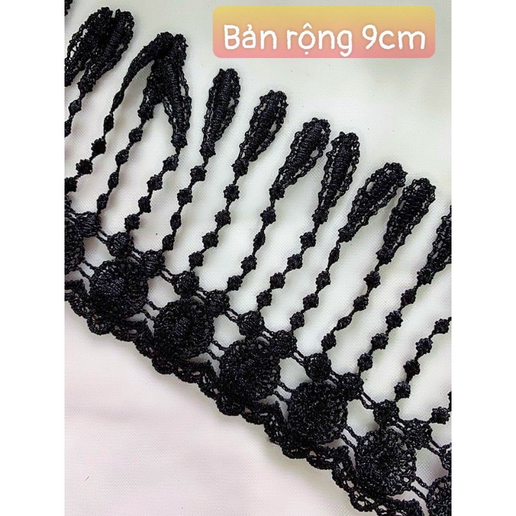 Ren chỉ viền cao cấp trang trí váy áo