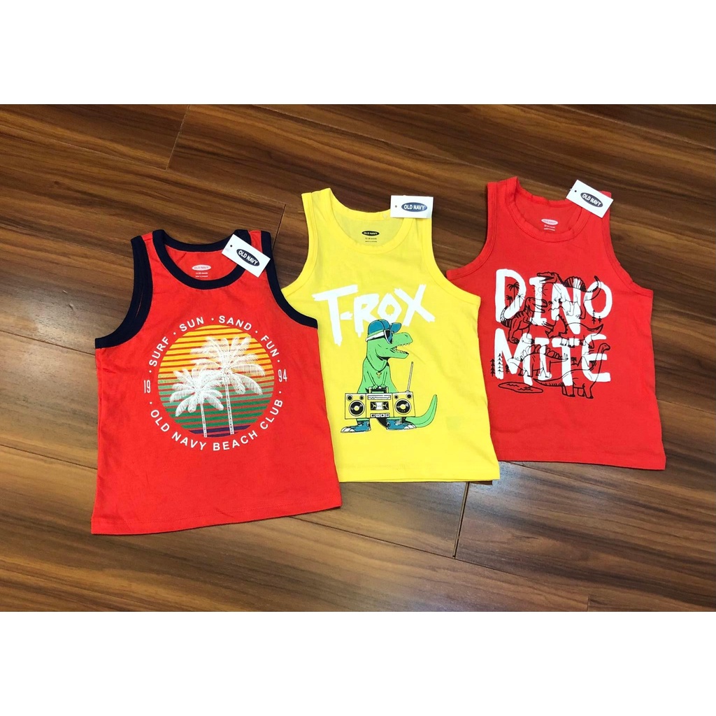 Set 3 áo ba lỗ bé trai Old Navy VNXK