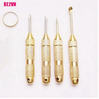 (Hàng Mới Về) Bộ Dụng Cụ Lấy Ráy Tai 4 Trong 1 Kèm Chìa Khóa