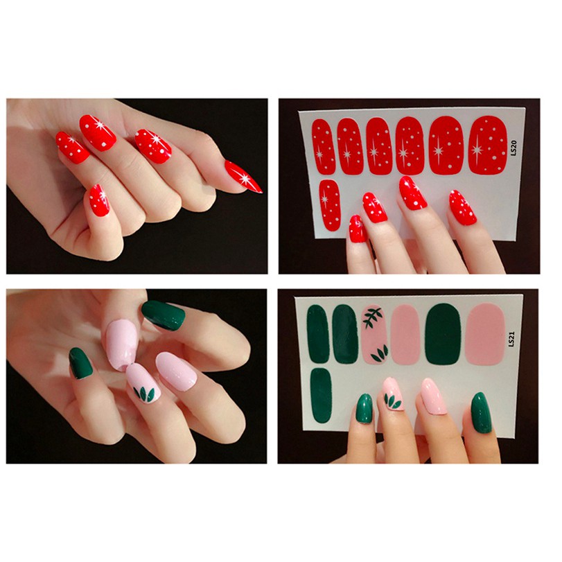 Z0508 Sticker Dán Móng Tay Xinh, Trang Trí Nail Đẹp Bukao