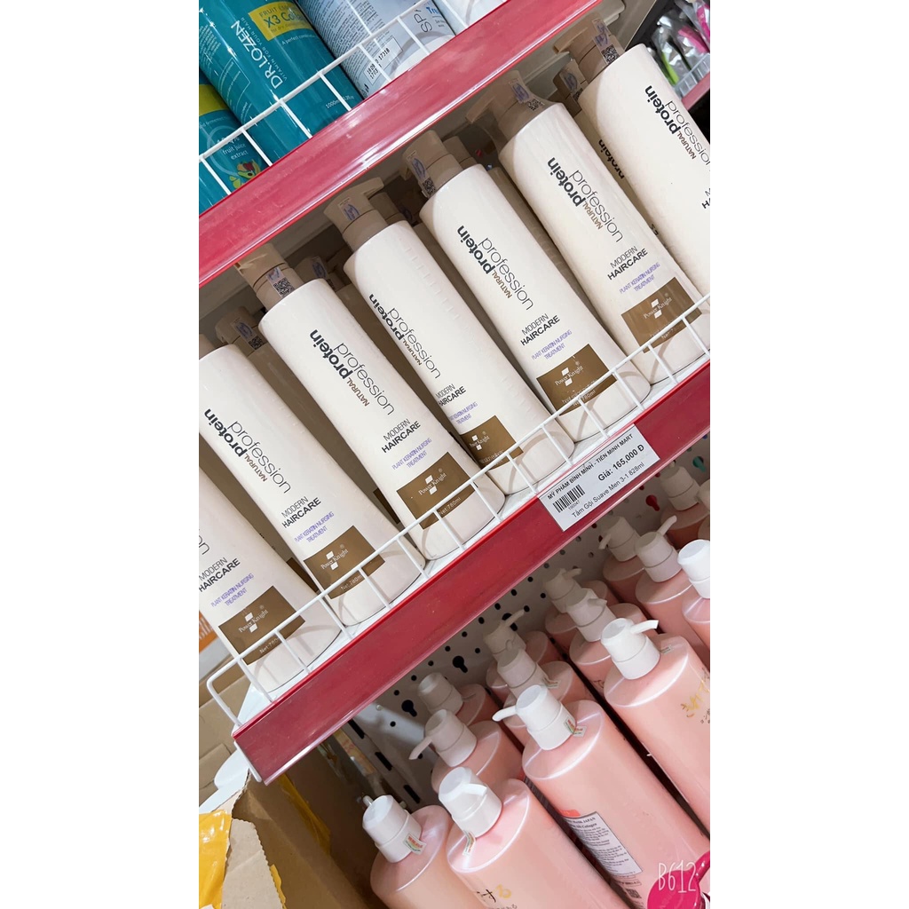 Combo Gội Xả Natural Protein Profession Phục Hồi Dưỡng Ẩm Kích Thích Mọc Tóc Bestmypham