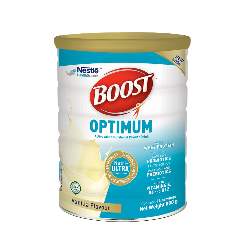Sữa Nestlé Boost Optimum lon 800g - Phục hồi và thúc đẩy dinh dưỡng