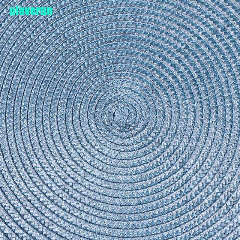 Thảm Lót Bàn Ăn Hình Tròn Bằng Vải Dệt Chịu Nhiệt Chống Trượt Tiện Lợi