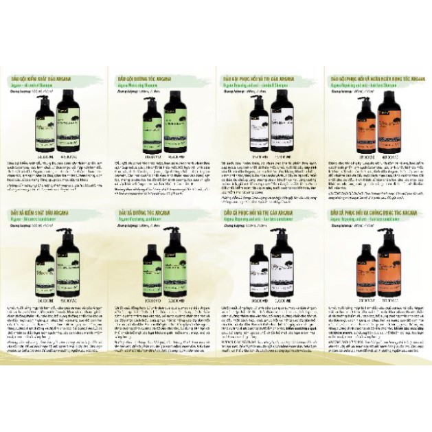 [💥HÀNG CHUẨN CÔNG TY ] CẶP DẦU GỘI DẦU XẢ PHỤC HỒI TÓC Argana Oil Moisturing 500ML | BigBuy360 - bigbuy360.vn