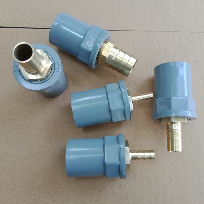 Đầu chuyển đổi từ ống PVC 27 ra nối đuôi chuột 6,8,10...