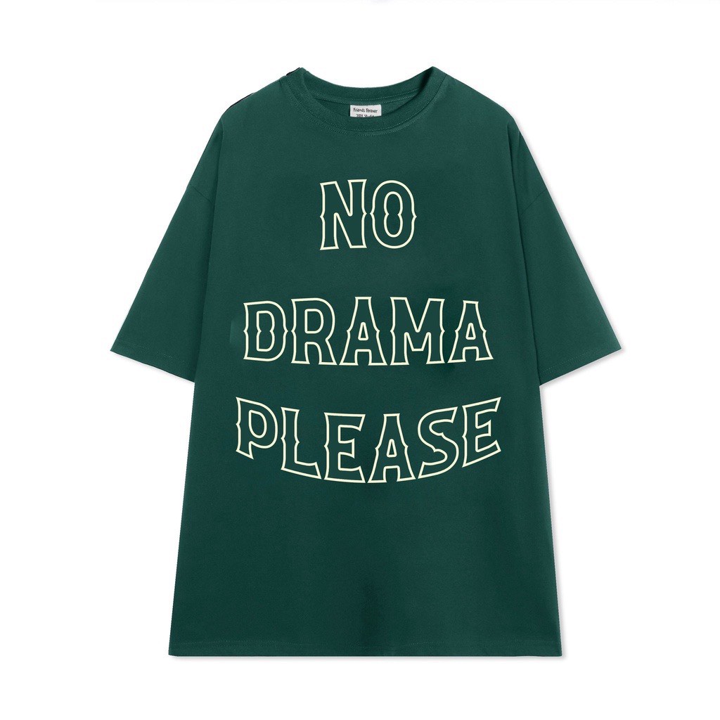 Áo Thun 3158 NO DRAMA Áo Phông In Chữ 3158 Form Rộng Tay Lỡ Dáng Oversize Nam Nữ Chất Vải Dày Dặn Mặc Mát Mẻ