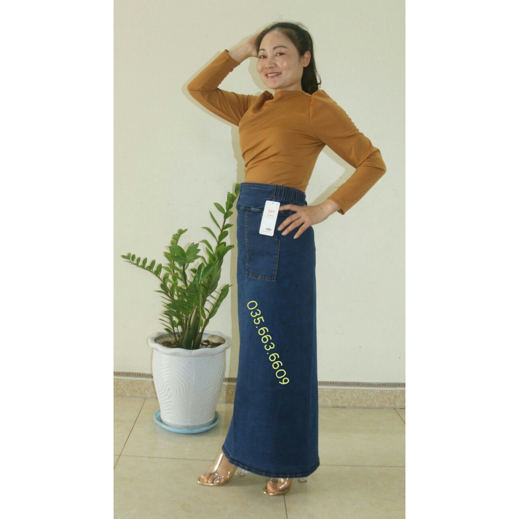 Váy quây chống nắng jean ⚡ FREESHIP ⚡ Quây chống nắng bò thiết kế vải bo co giãn 2 chiều siêu thoải mái | BigBuy360 - bigbuy360.vn