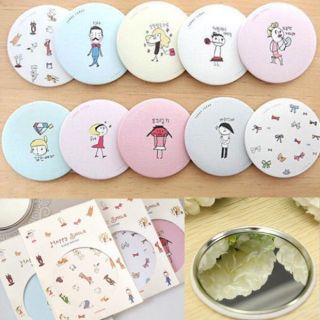 Gương mini cầm tay bỏ túi siêu cute