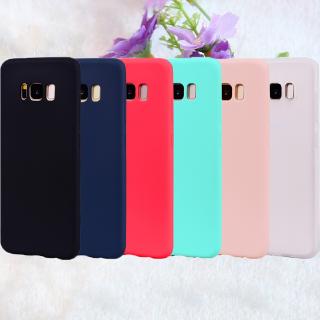 Ốp điện thoại Silicone mềm màu kẹo mỏng cho Samsung Galaxy S8 S9 Plus S7 Edge Note 8 9
