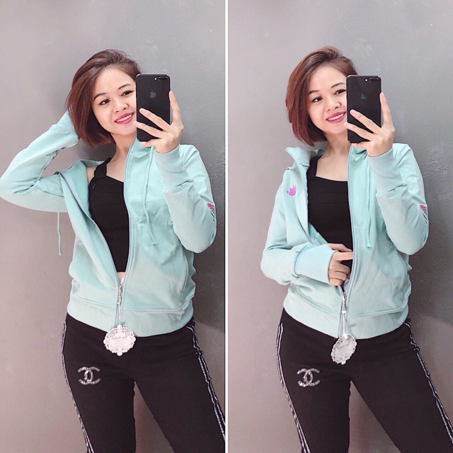 Áo khoác thun in dễ thương