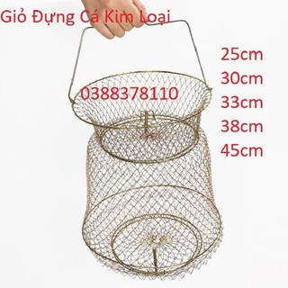 Giỏ Sắt Đựng Cá Kim Loại Đủ Kích Thước