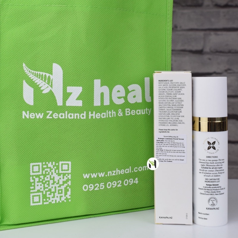 [Hỏa tốc] Serum dưỡng sáng da Xtend-Life Kanapa Luminous Facial Serum 30ml