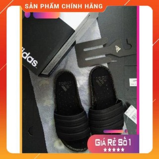 Dép Quai Ngang Thể Thao Adilette Boost All Black -V1