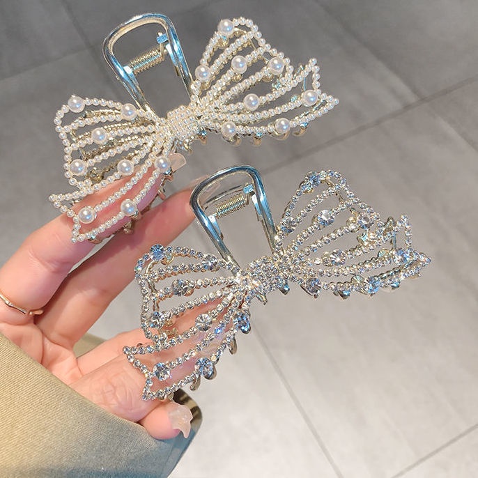 Kẹp Tóc Nơ Sau Lưng Phong Cách Hàn Quốc 2022