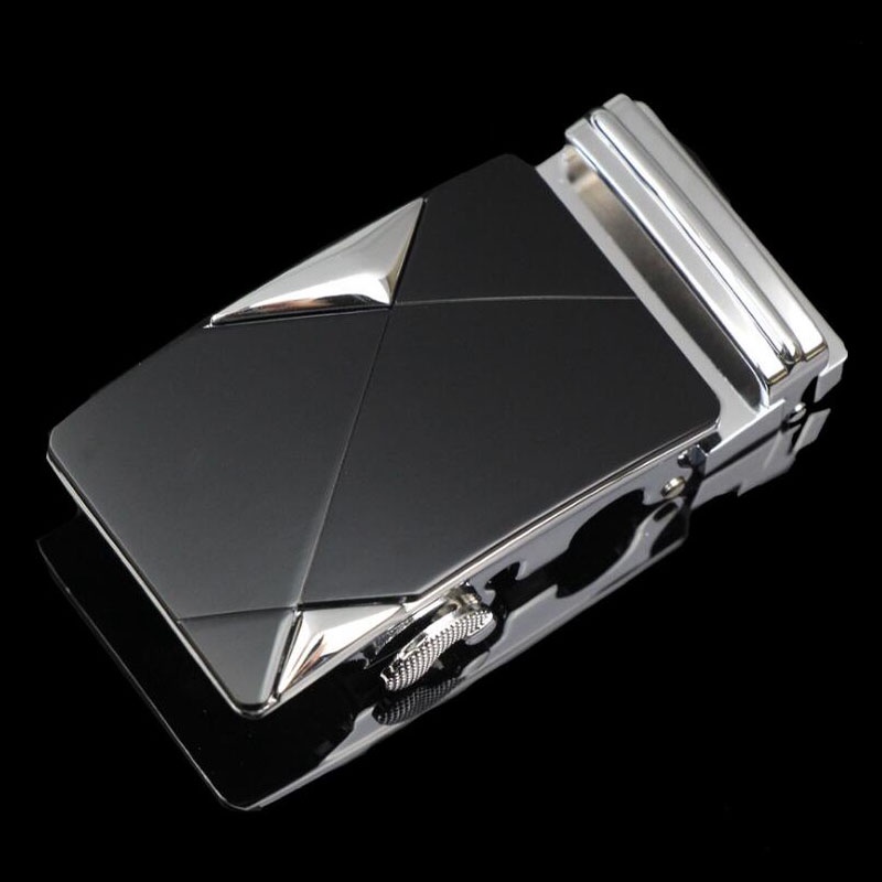 Khóa Thắt Lưng Da Đầu Hợp Kim Tự Động Dính 3.5Cm Phù Hợp Cho Doanh Nhân Nam