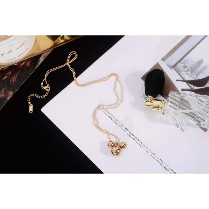 [FreeShip] Dây chuyền nữ titan Mickey X8-203a - CAM KẾT KHÔNG BAY MÀU