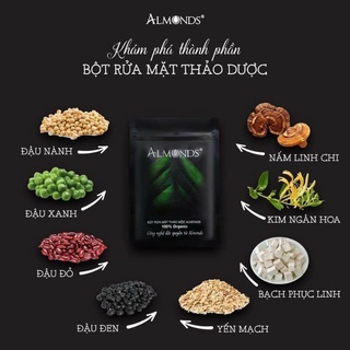 BỘT RỬA MẶT THẢO MỘC TIÊU MỤN 100% OGRANIC