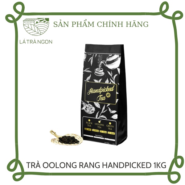 Trà Oolong rang Handpicked cty Lá Trà Ngon- Handpicked Roasted Oolong tea 1kg dùng pha chế trà sữa, trà trái cây