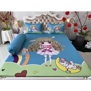 Bộ drap thun lạnh ý 5D cao cấp