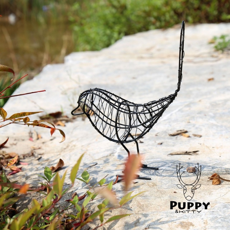 Chú Chim Bằng Sắt Dùng Trang Trí Đơn Giản Sáng Tạo