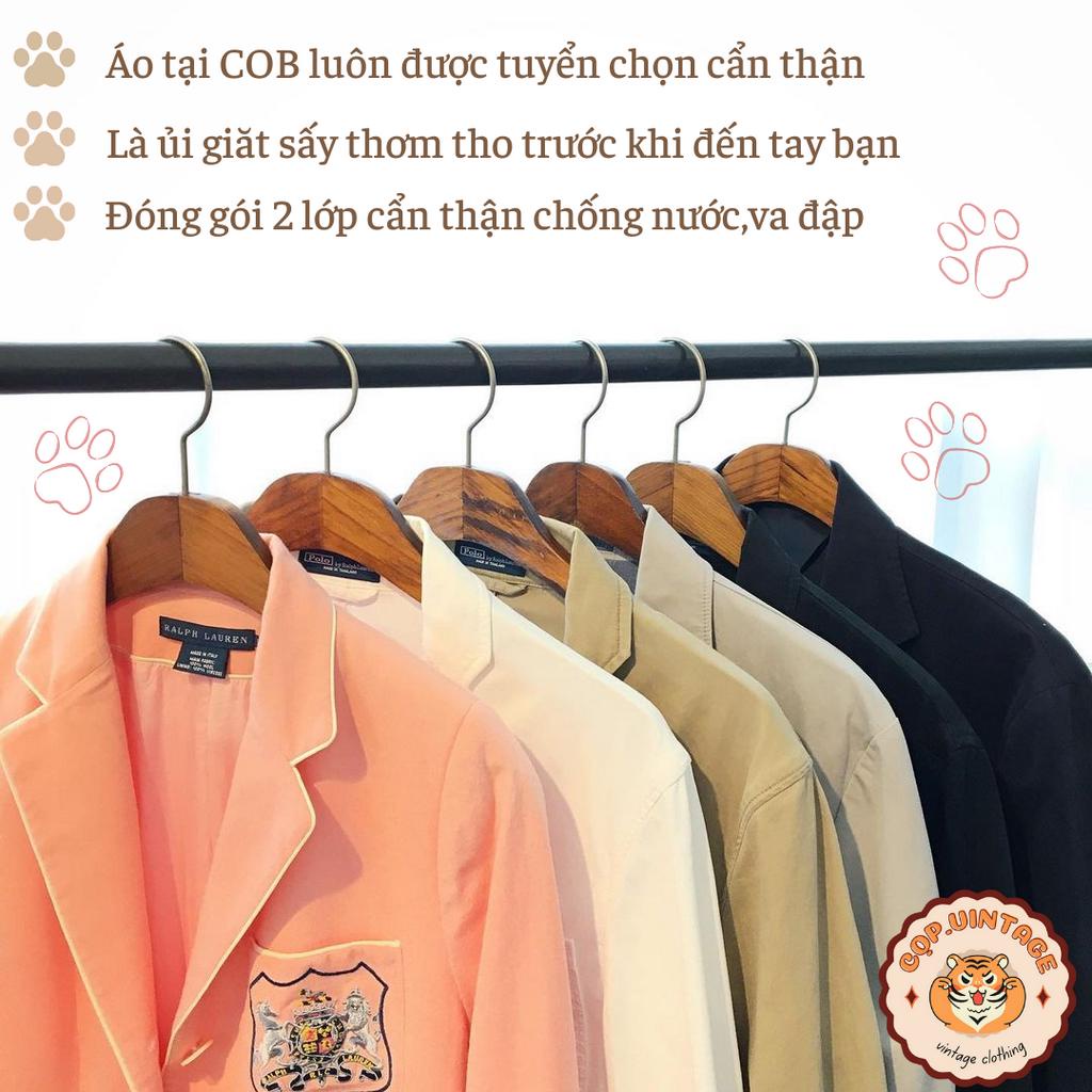 Áo BLAZER/JACKET kaki mỏng nhẹ style vintage, công sở Nhật,Hàn - secondhand -CỌP.vintage