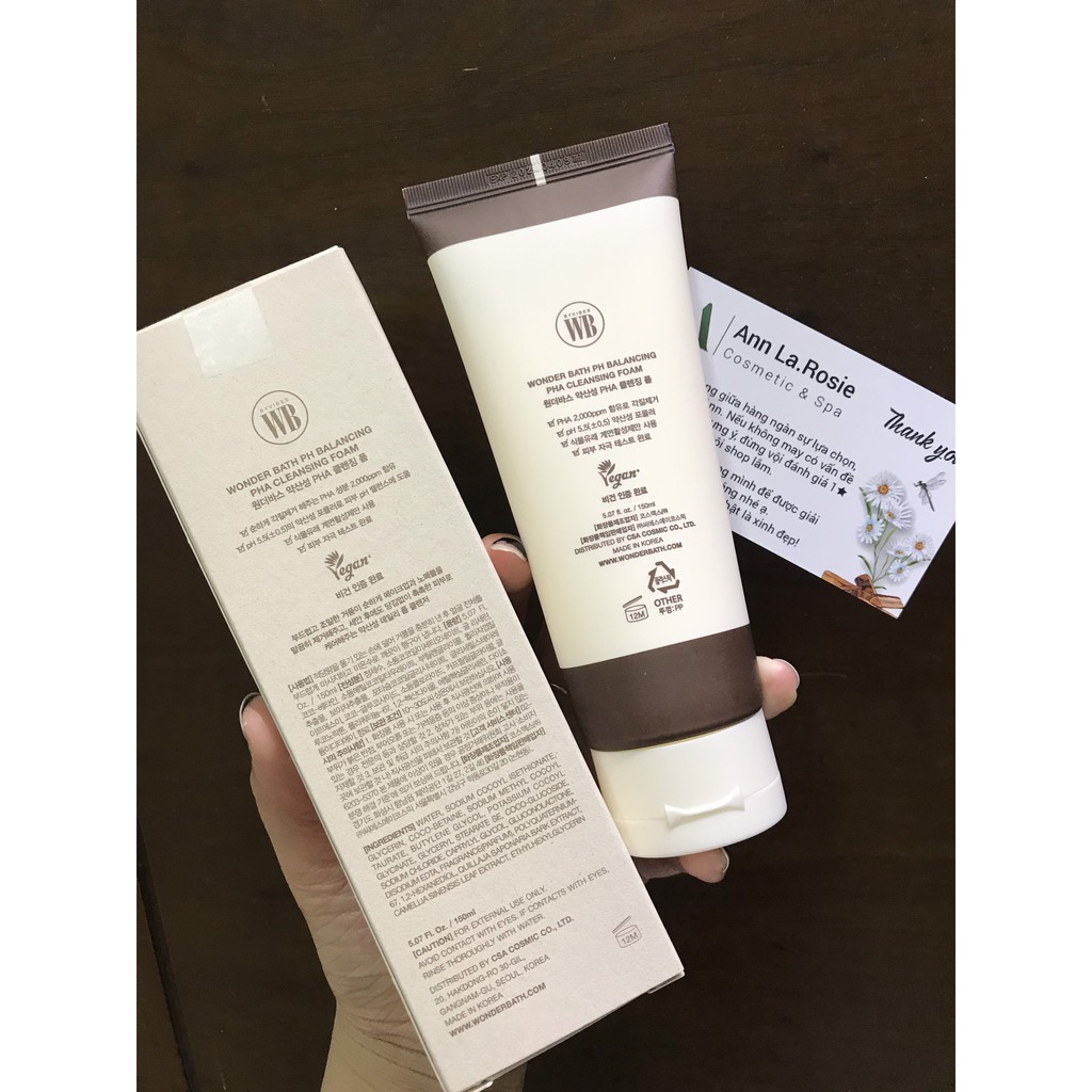 SỮA RỬA MẶT CÂN BẰNG DA PHA 5.5 pH Blancing PHA Cleansing Foam 150ml