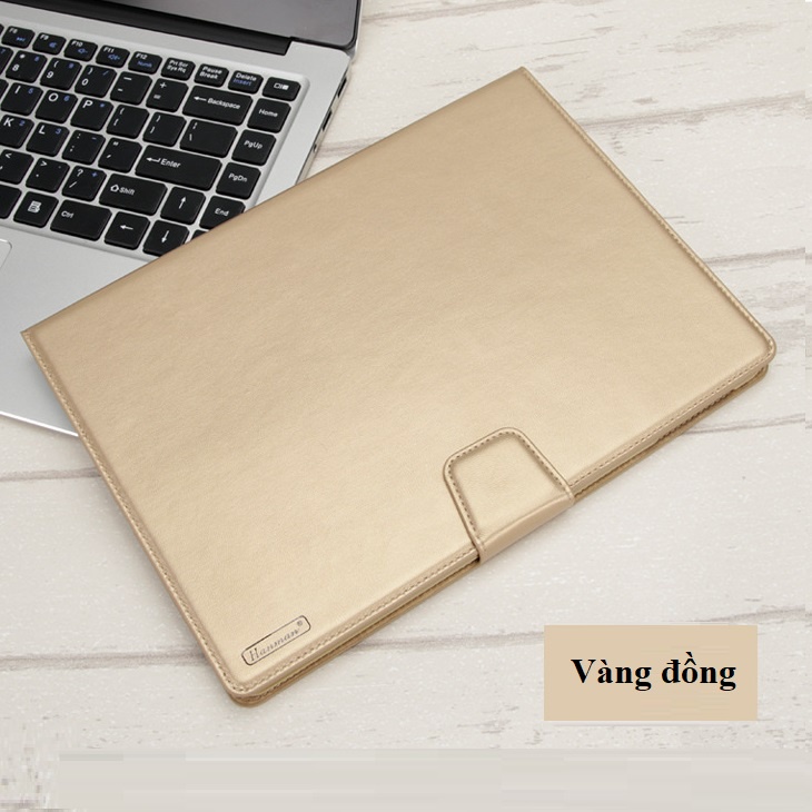 Bao da dạng ví SamSung Galaxy Tab A7 2020 T505, Tab S6 Lite hiệu Hanman có quai cài