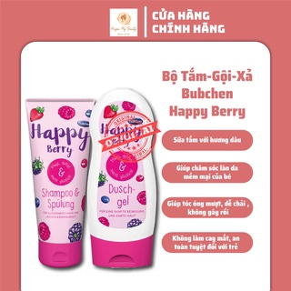 Bộ tắm - gội - xả bubchen happy berry dành cho bé gái từ 2y+