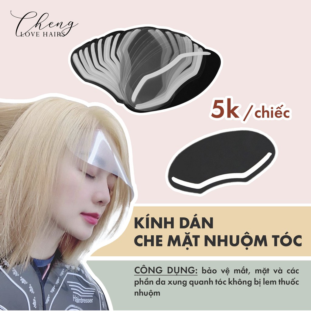 KÍNH BẢO VỆ MẮT VÀ DA MẶT KHI NHUỘM TÓC