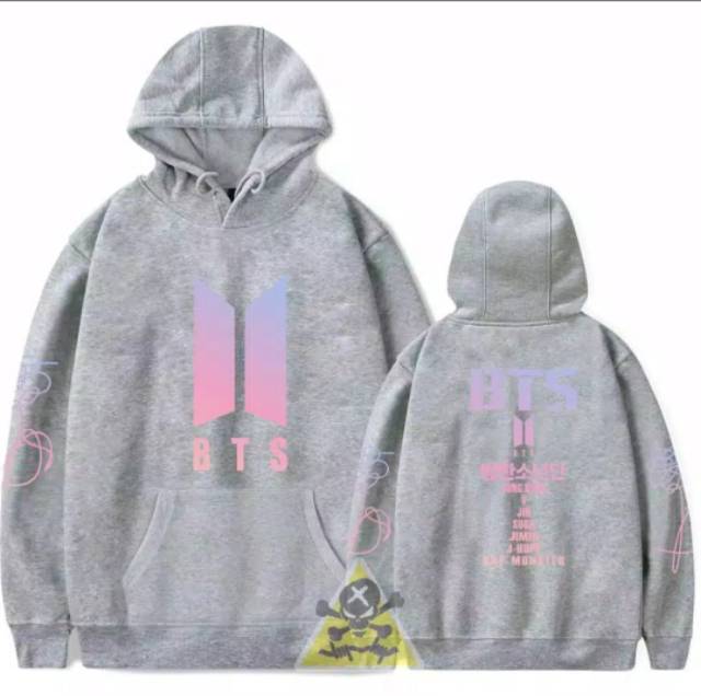 Áo Khoác Hoodie Chui Cổ In Chữ Bts Jungkook