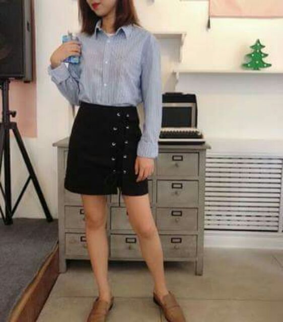 Váy ngắn,Chân váy,Quần nữ, họa tiết hình nơ, xòe, thắt dây, cạp cao, ôm hông tôn dáng, chất mềm mại | BigBuy360 - bigbuy360.vn