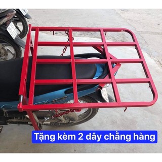 Giá chở hàng xe máy 65x55cm - Baga xe máy đa năng dành cho các loại xe