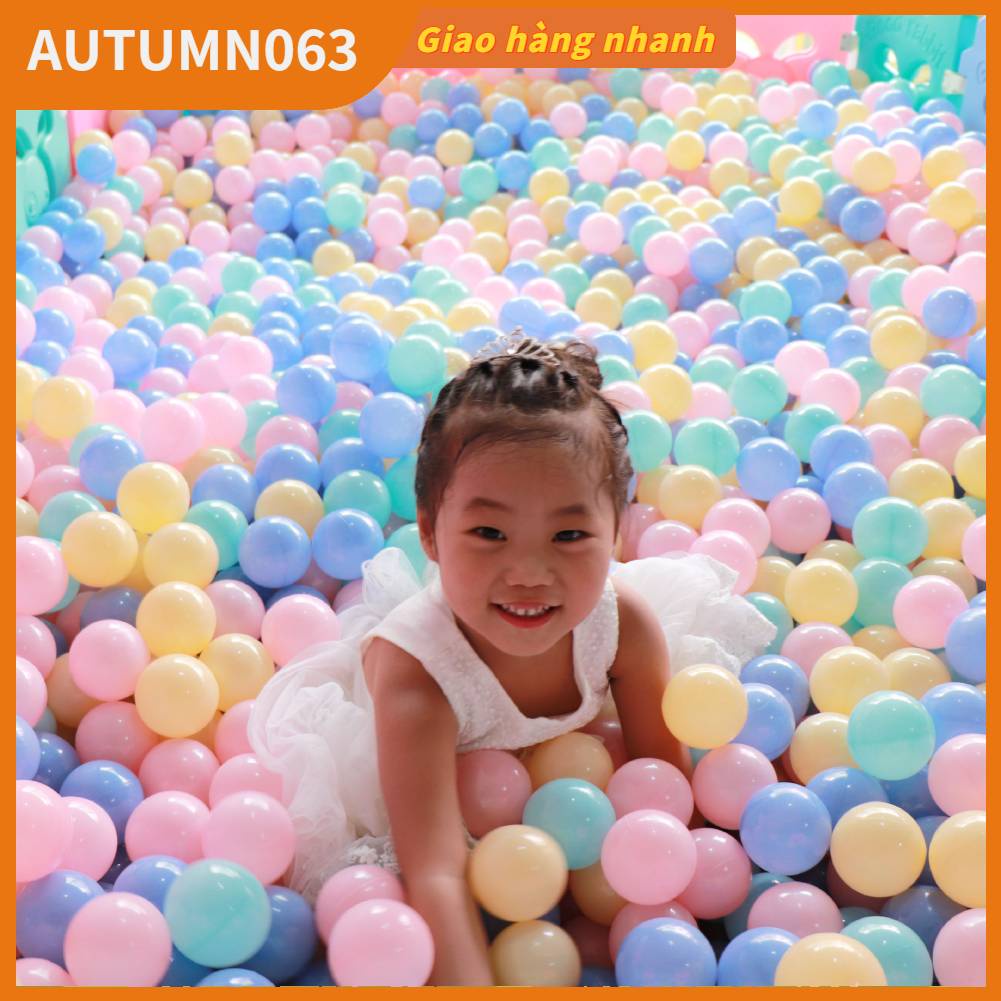 🌹Hàng Hot🌹 Set 100 Quả Bóng Nhiều Màu Sắc Có Thể Tái Sử Dụng Cho Bé