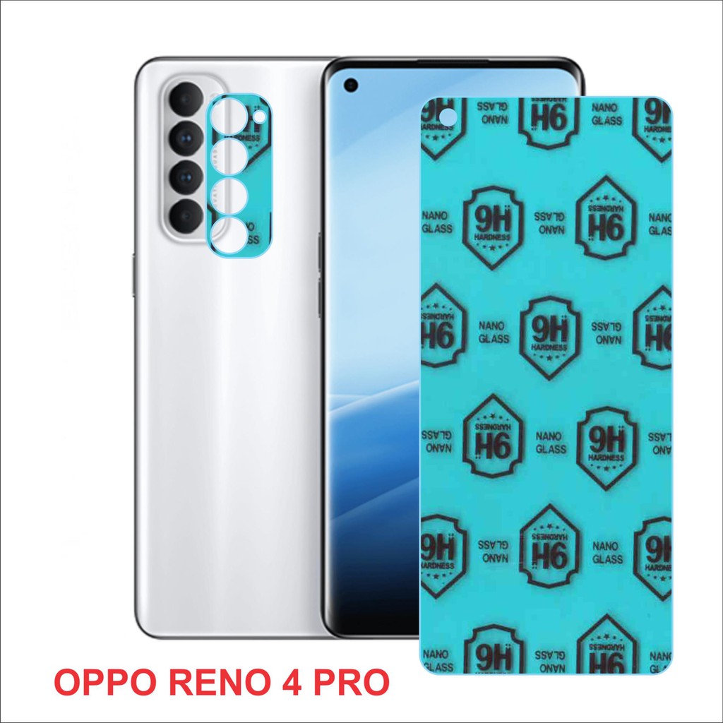 Kính Cường Lực Nano Dẻo, Dán PPF OPPO Reno 4 Pro 4G + Kính Bảo vệ camera OPPO Reno 4 Pro 4G