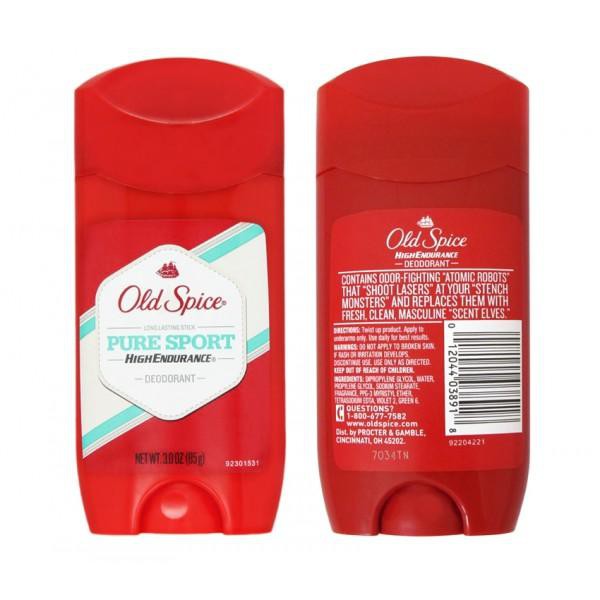 Bộ 5 lăn khử mùi Old Spice Pure Sport High Endurance 85g