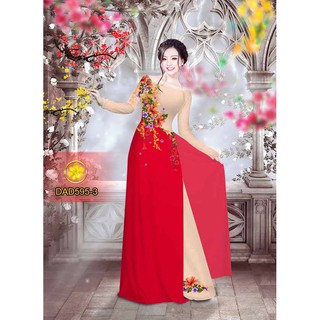 Vải Áo Dài Tằm Ý, Lụa Nhật  DAD595
